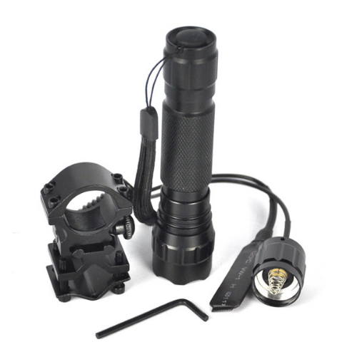 Rifle Gun Tactical Hunting Flashlight 501B Torch