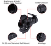 Hunting Riflescopes 32mm M2 Sighting Telescope Laser Gun Sight with Reflex Red Green Dot Scope for Picatinny Rail