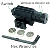 Tactical Aiming Red Beam Dot Laser Sight