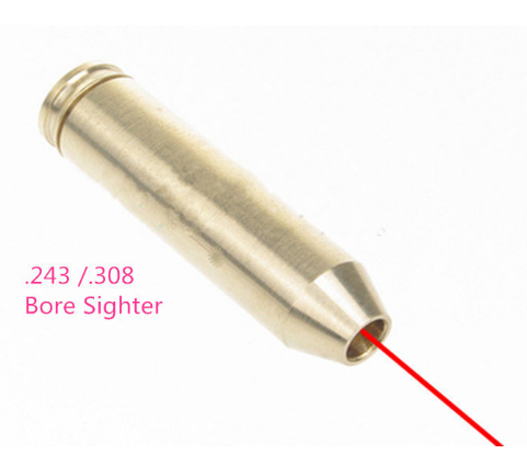 1PC .308 Winchester 7.62x51mm .243 7mm-08 Caliber Cartridge Sight Laser Bore Sighter Boresighter