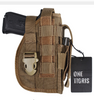 Tactical Gun Holster Molle Modular Pistol Holster for Right Handed Shooters 1911 45 92 96 Glock