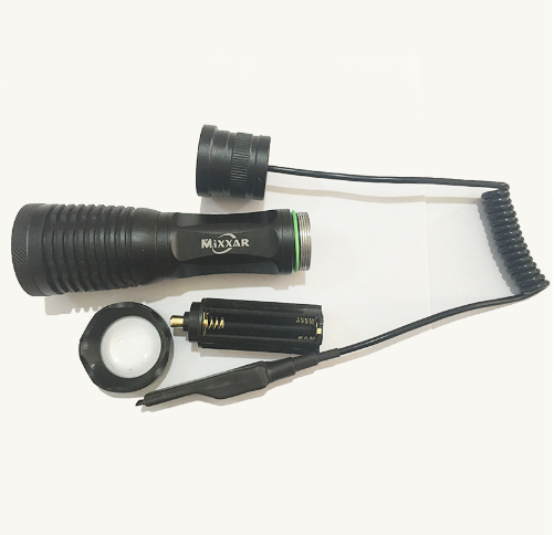 LED Tactical Flashlights With Charger Gun Mount